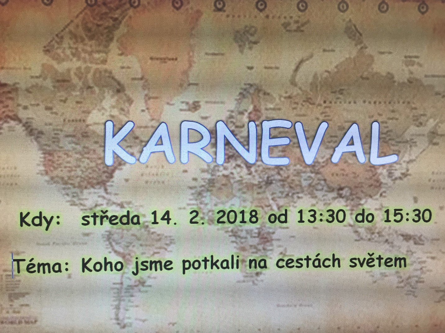 Karneval ve školní družině